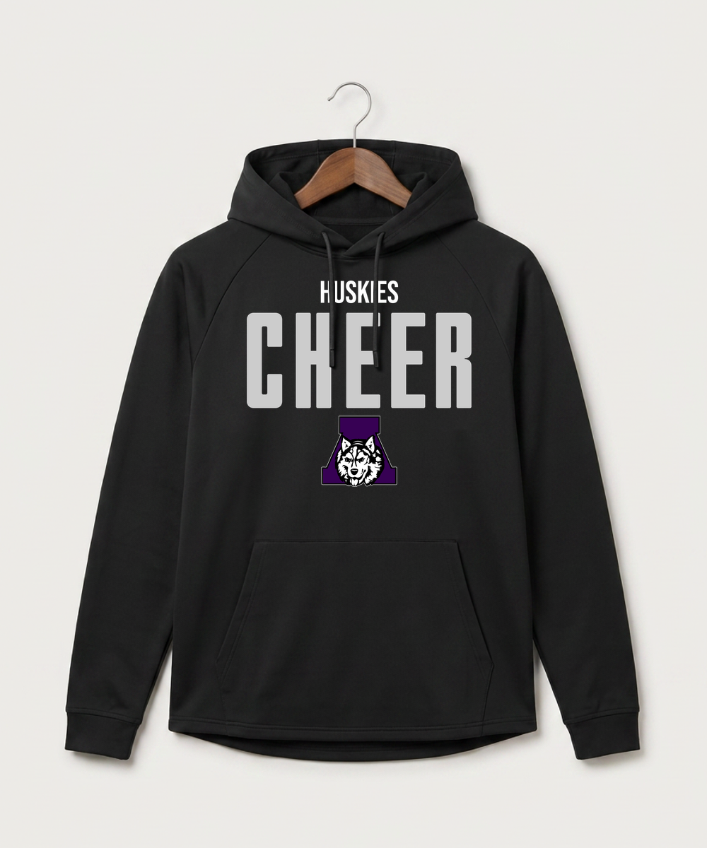 Albany High School Cheerleading - Black Hoodie - Full Front