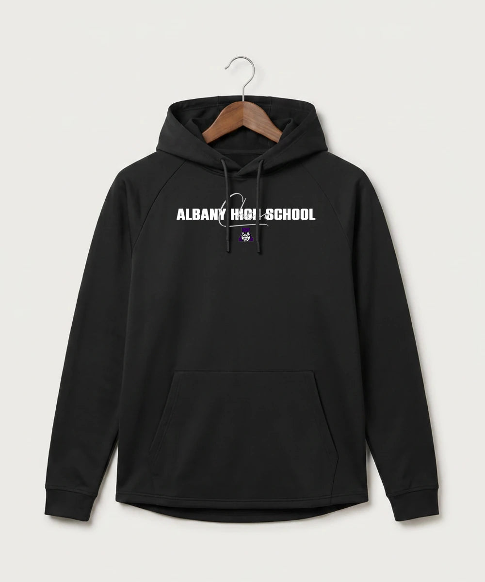 Albany High School Cheerleading - Black Hoodie - Full Front