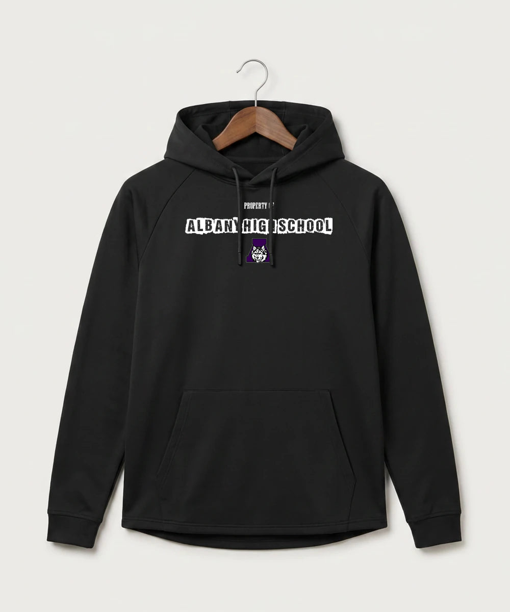Albany High School Athletics - Black Hoodie - Full Front