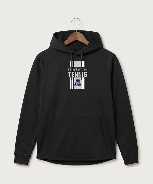 Albany High School Tennis (Boys) - Black Hoodie - Full Front