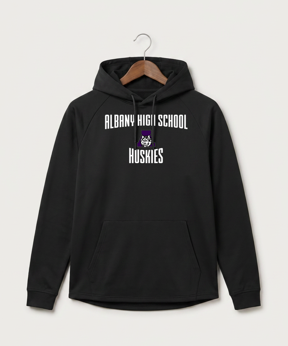 Albany High School Athletics - Black Hoodie - Full Front