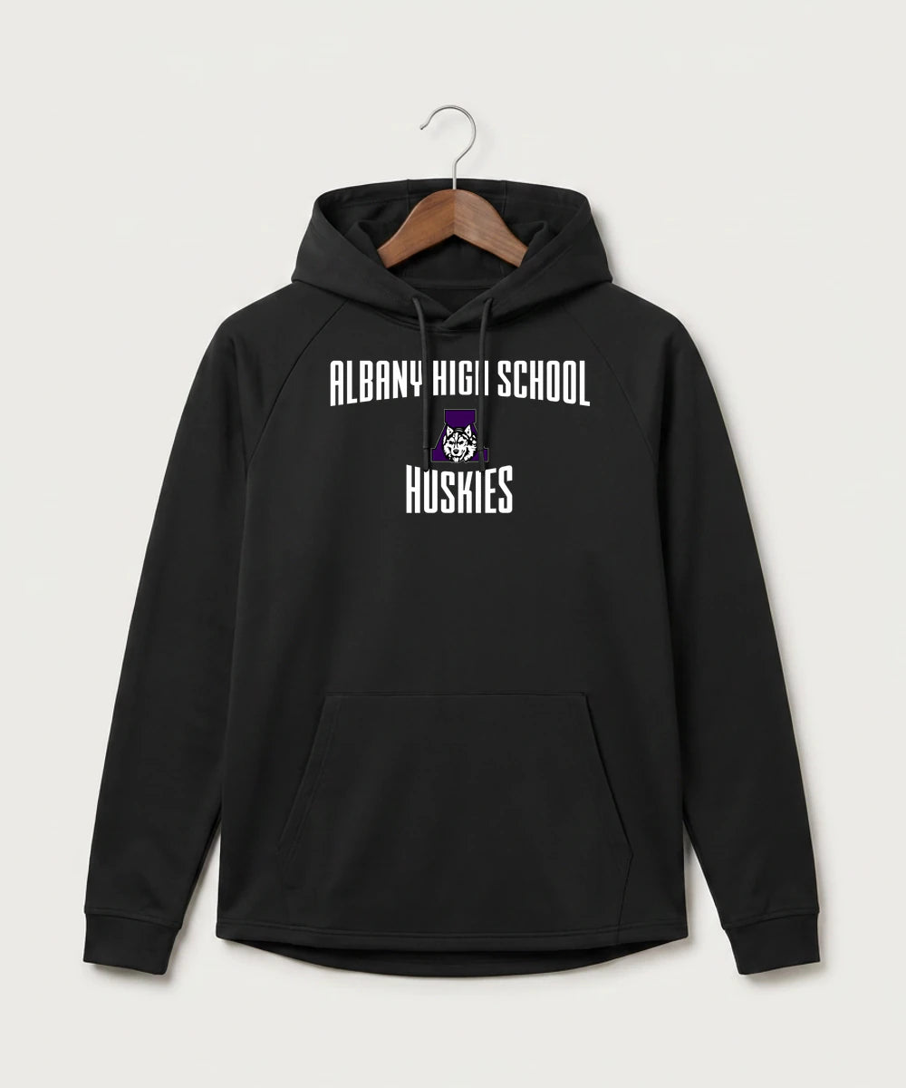 Albany High School Athletics - Black Hoodie - Full Front