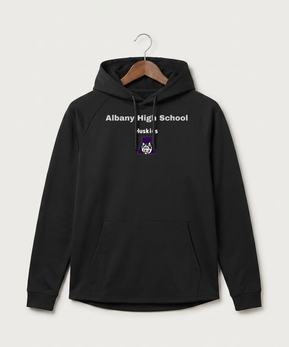 Albany High School Athletics - Black Hoodie - Full Front