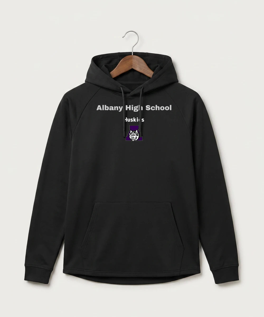 Albany High School Athletics - Black Hoodie - Full Front