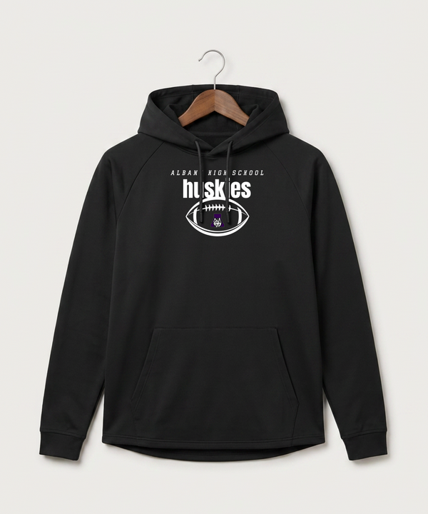Albany High School Football (Boys) - Black Hoodie - Full Front
