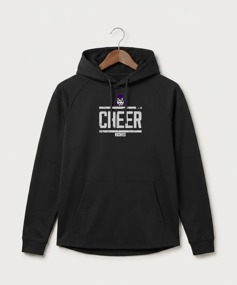 Albany High School Cheerleading - Black Hoodie - Full Front