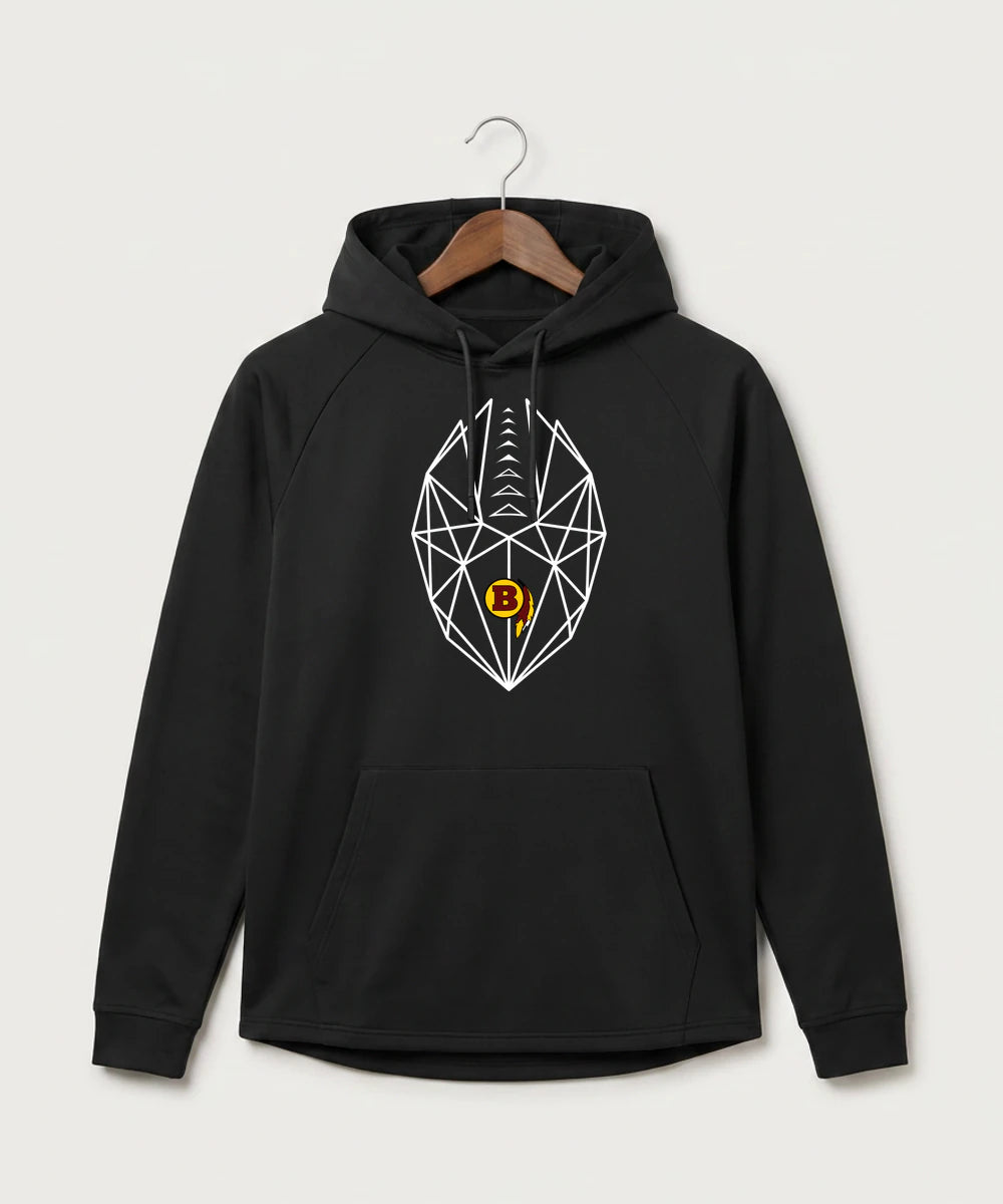 Benson High School Football (Boys) - Black Hoodie - Full Front