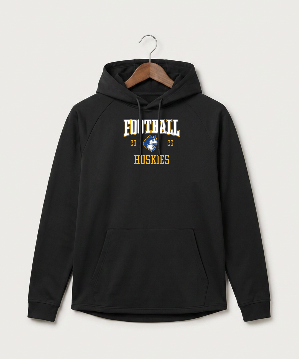 Bigfork Senior High School Football (Boys) - Black Hoodie - Full Front