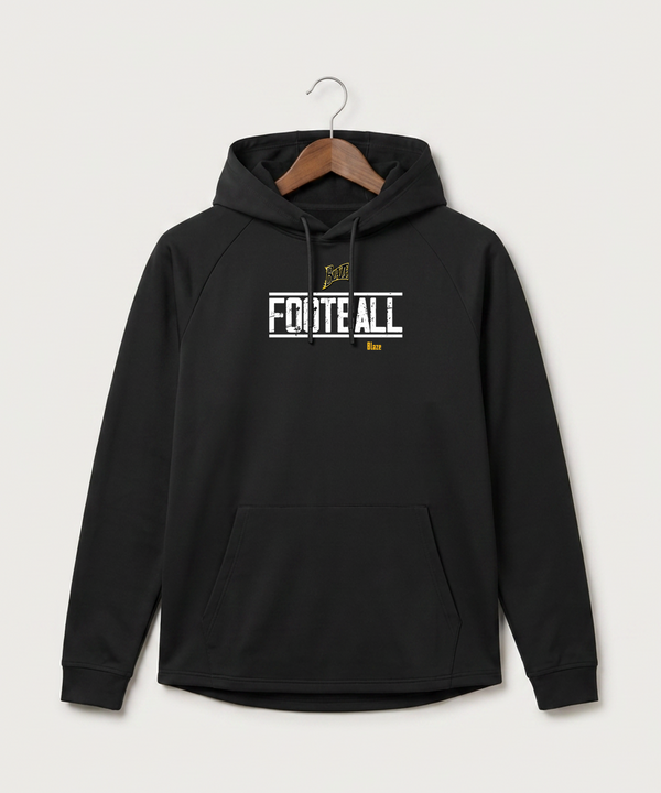 Burnsville High School Football (Boys) - Black Hoodie - Full Front
