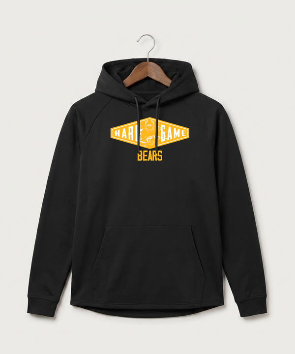 Clearbrook Gonvick High School Football (Boys) - Black Hoodie - Full Front