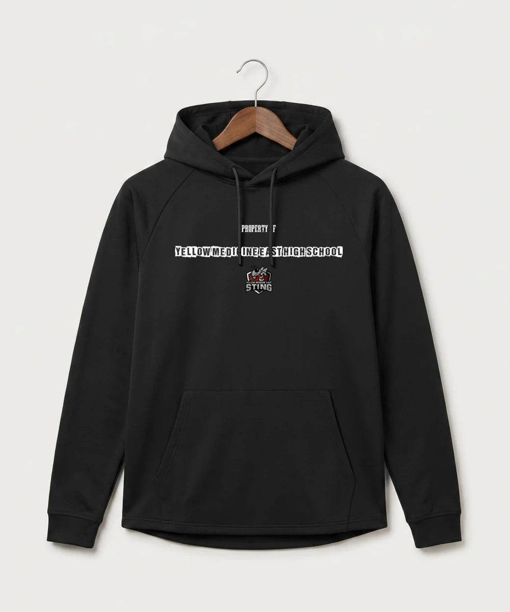 Yellow Medicine East High School Athletics - Black Hoodie - Full Front