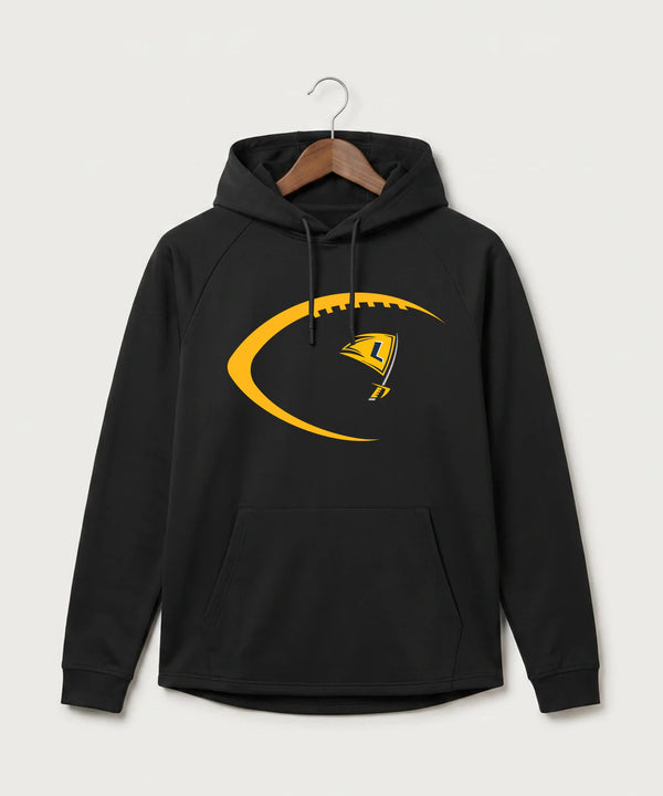 Howard Lake Waverly Winsted High School Football (Boys) - Black Hoodie - Full Front