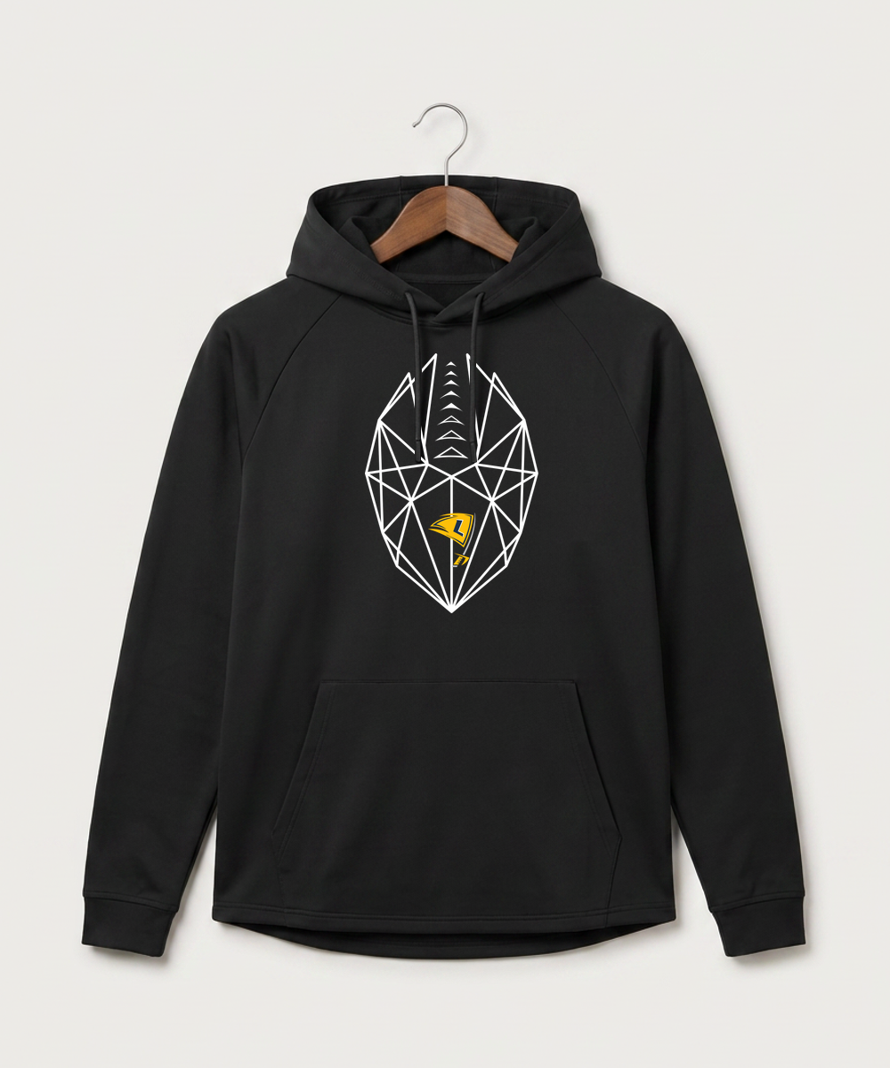 Howard Lake Waverly Winsted High School Football (Boys) - Black Hoodie - Full Front