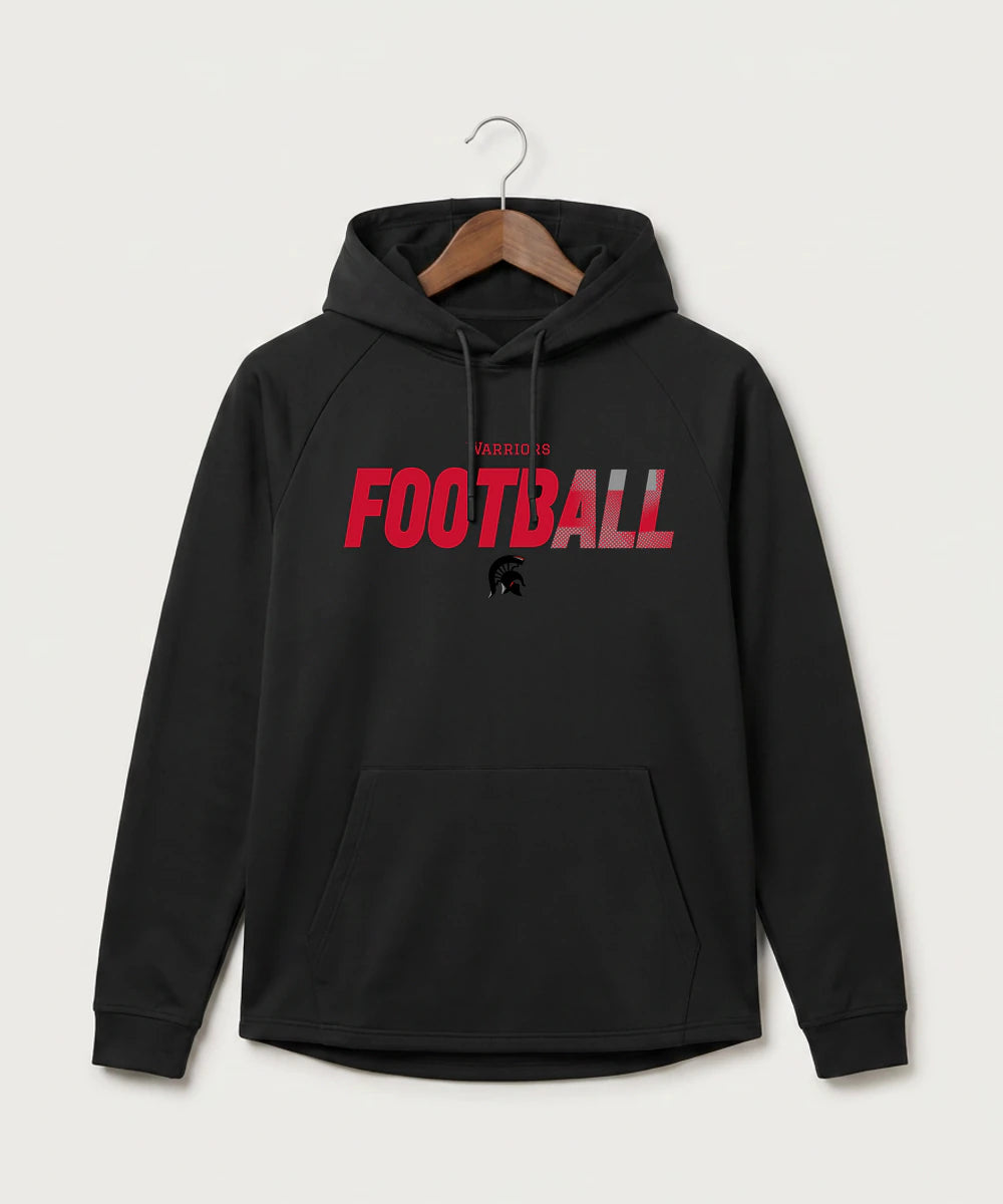 Bold High School Football (Boys) - Black Hoodie - Full Front
