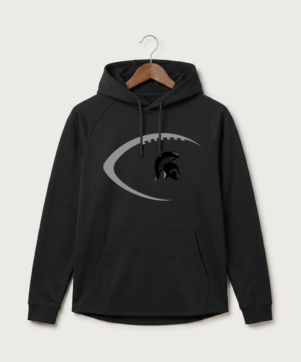 Bold High School Football (Boys) - Black Hoodie - Full Front