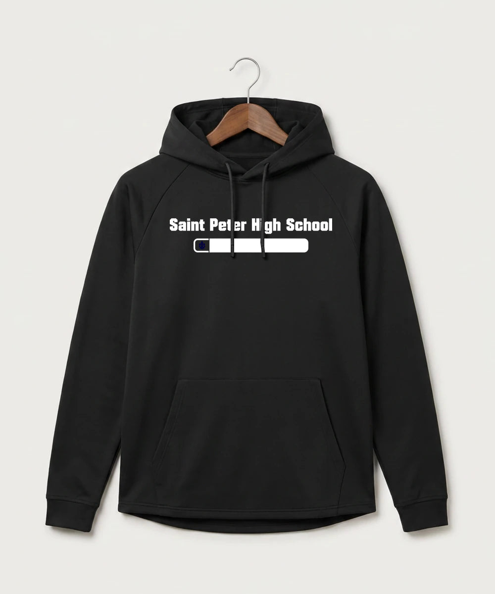 Saint Peter High School Athletics - Black Hoodie - Full Front