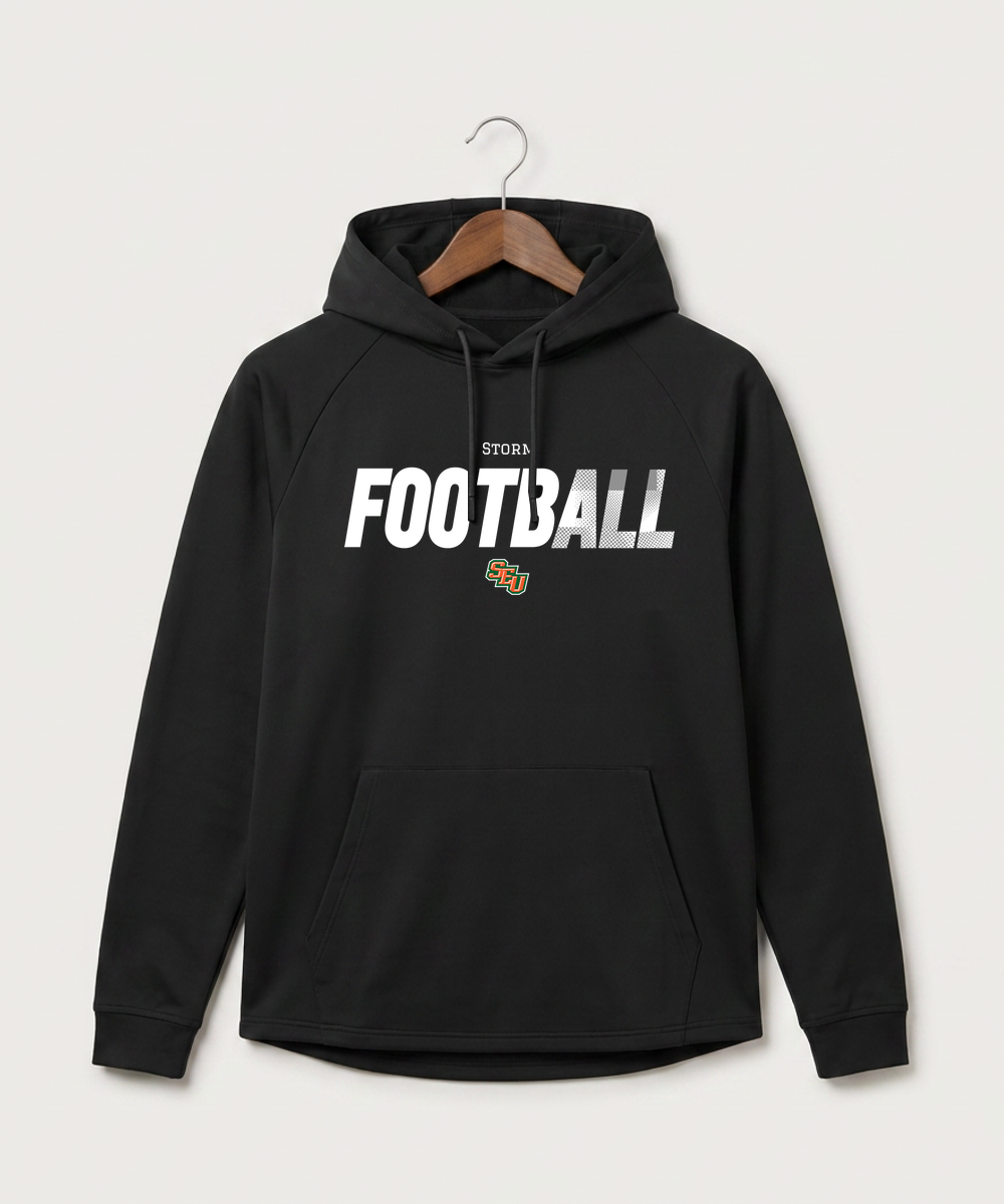 Sleepy Eye United Football (Boys) - Black Hoodie - Full Front