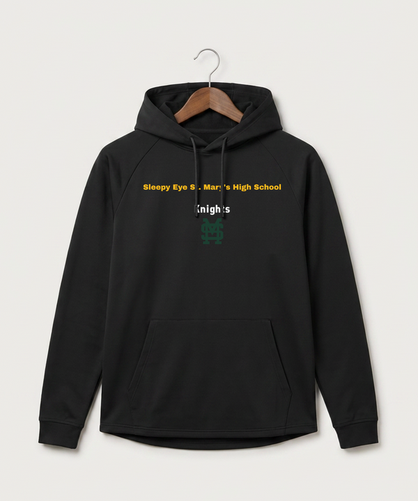 Sleepy Eye St. Mary's High School Athletics - Black Hoodie - Full Front