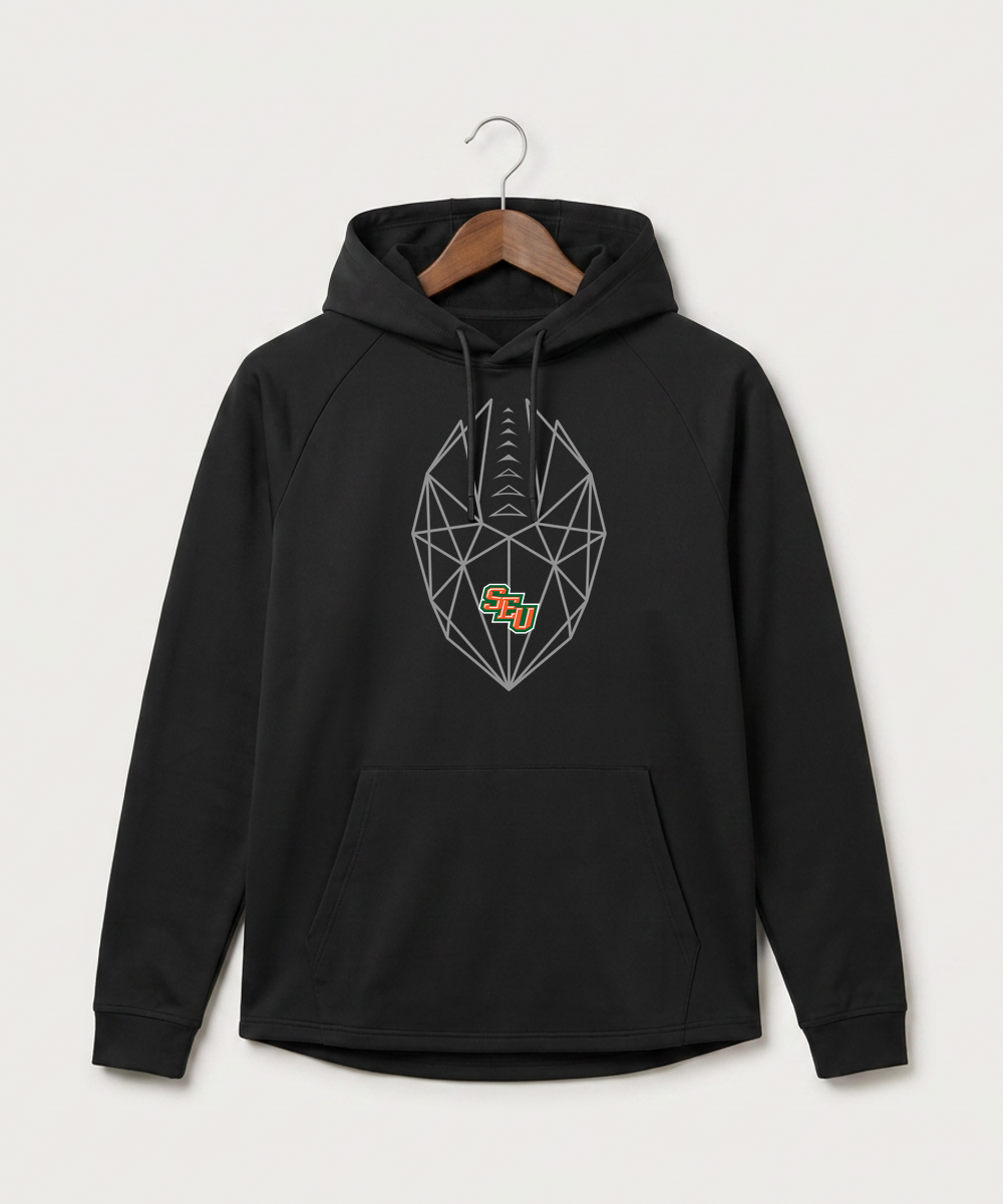 Sleepy Eye United Football (Boys) - Black Hoodie - Full Front