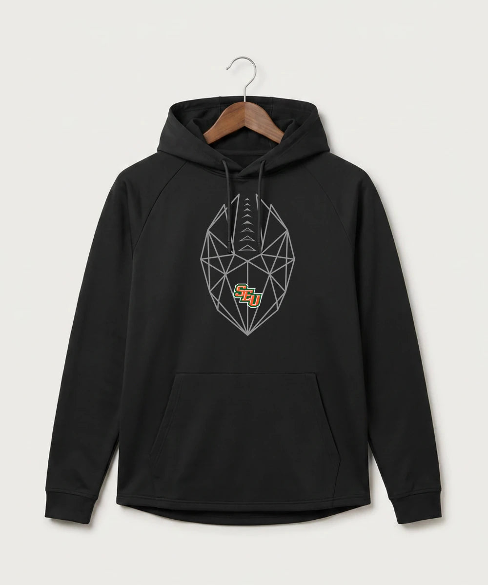 Sleepy Eye United Football (Boys) - Black Hoodie - Full Front