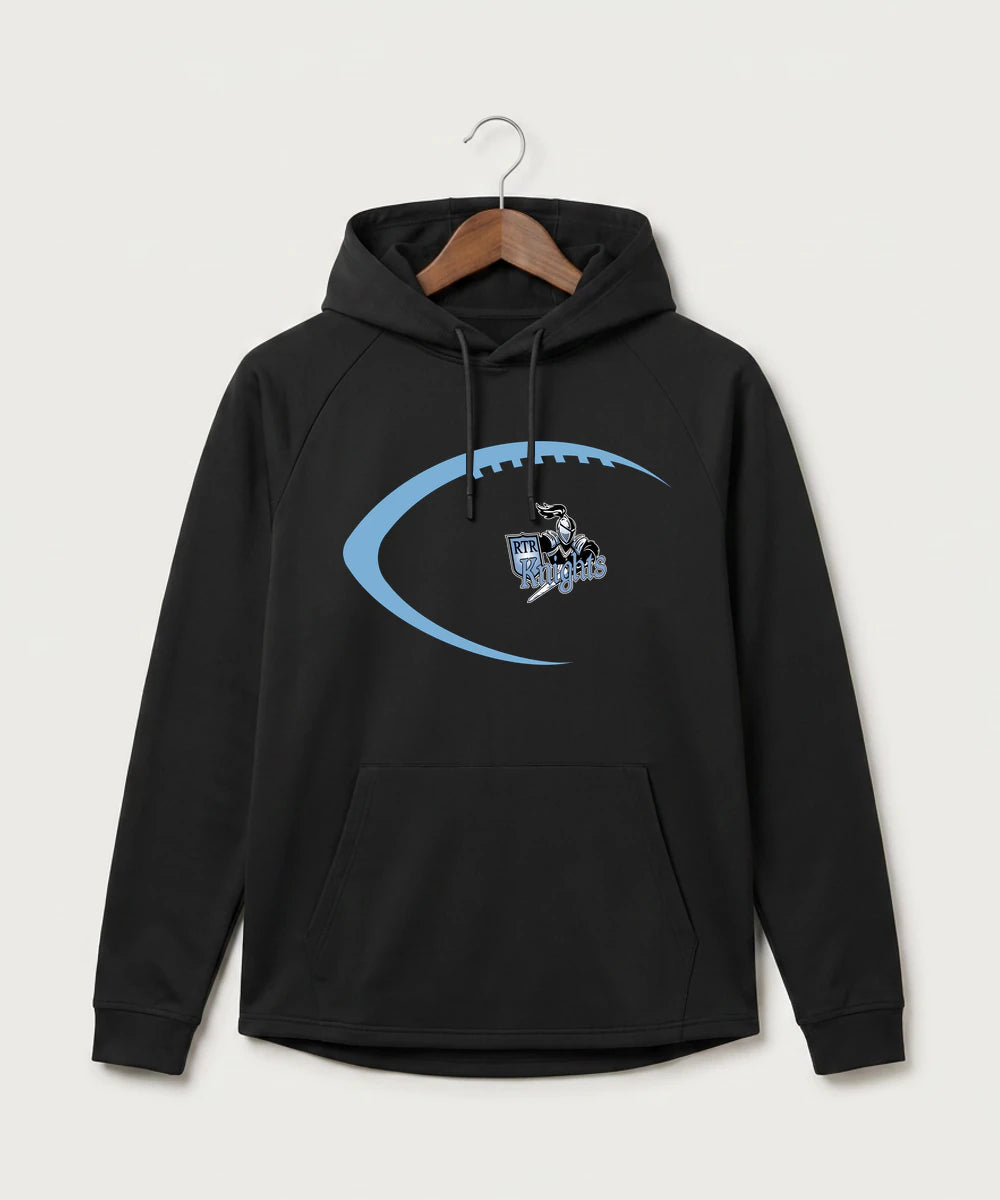 Russell-Tyler-Ruthton High School Football (Boys) - Black Hoodie - Full Front