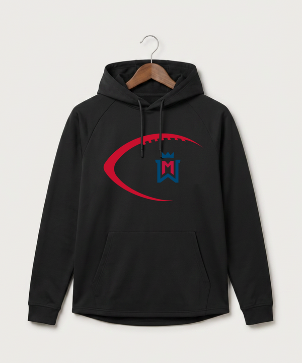 Watertown Mayer High School Football (Boys) - Black Hoodie - Full Front