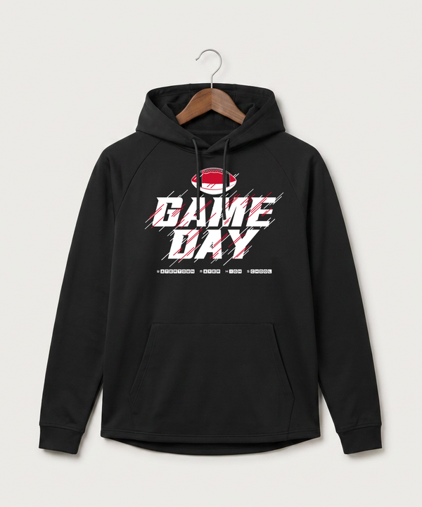 Watertown Mayer High School Football (Boys) - Black Hoodie - Full Front