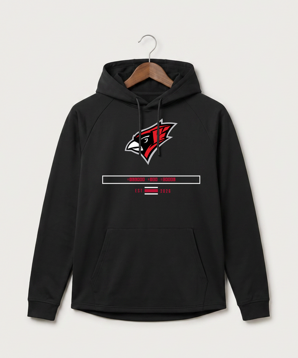 Willmar High School Athletics - Black Hoodie - Full Front