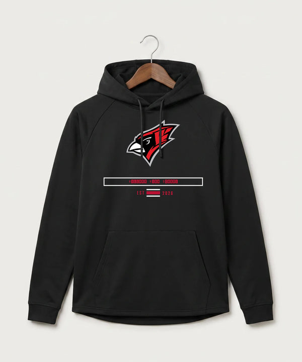 Willmar High School Athletics - Black Hoodie - Full Front