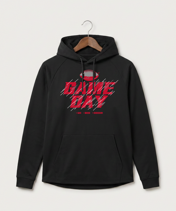 Gfw High School Football (Boys) - Black Hoodie - Full Front