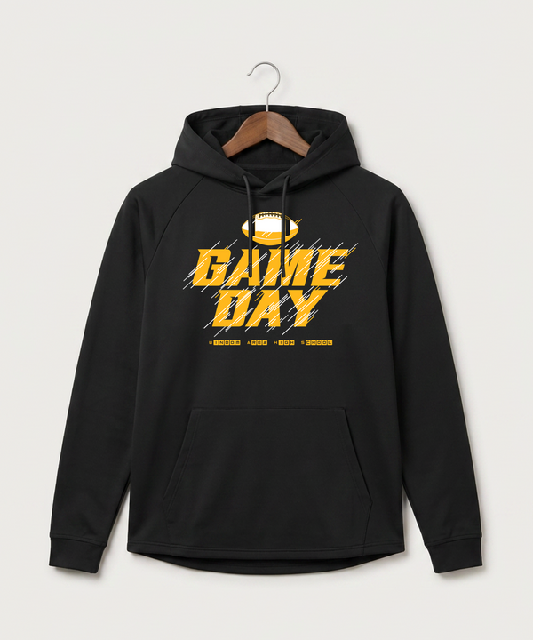 Windom Area High School Football (Boys) - Black Hoodie - Full Front
