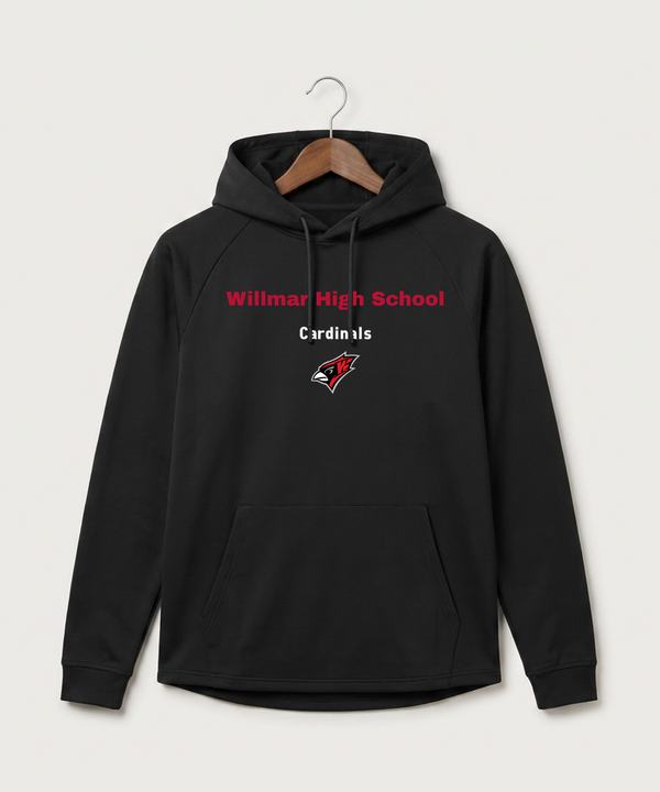 Willmar High School Athletics - Black Hoodie - Full Front