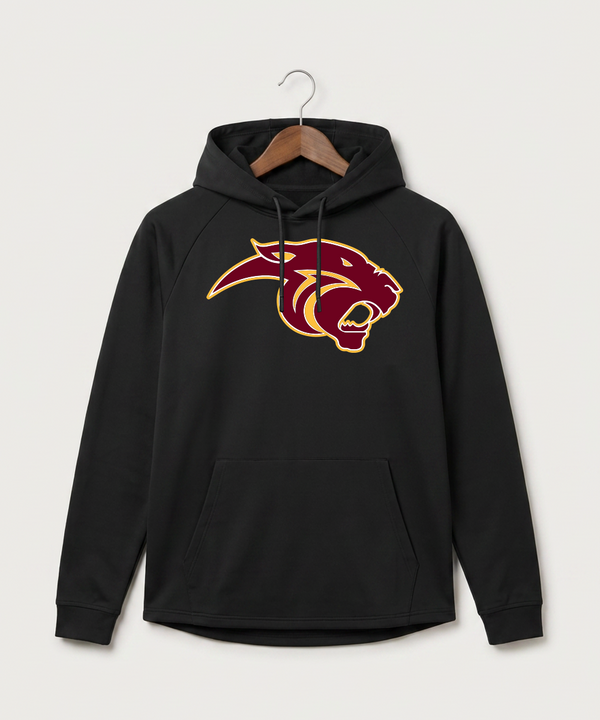 Pine Island High School Football (Boys) - Black Hoodie - Full Front