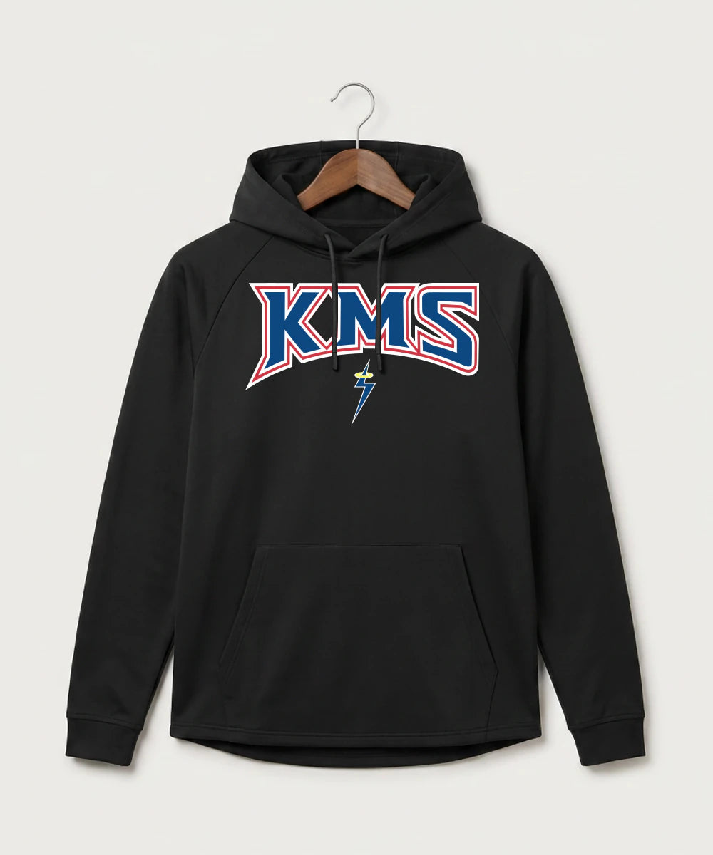 Kerkhoven-Murdock-Sunburg High School Football (Boys) - Black Hoodie - Full Front