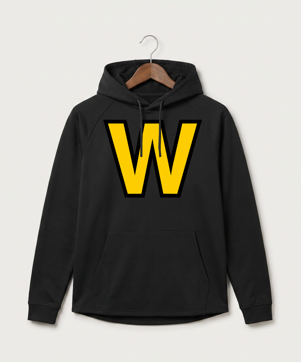 Warroad High School Football (Boys) - Black Hoodie - Full Front