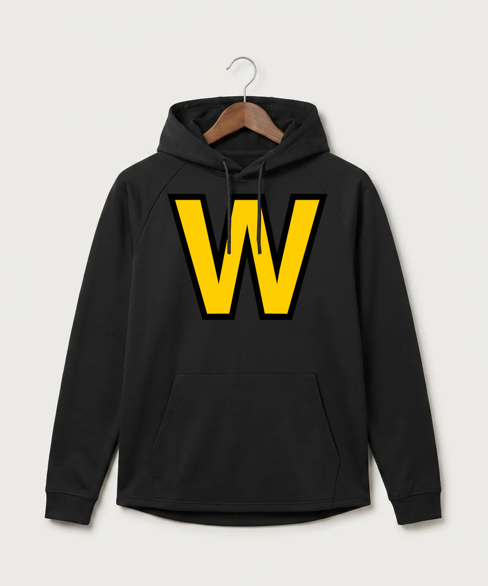 Warroad High School Football (Boys) - Black Hoodie - Full Front
