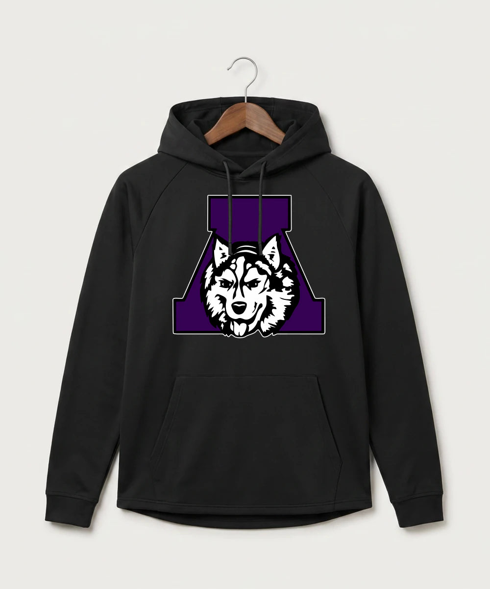 Albany High School Football (Boys) - Black Hoodie - Full Front