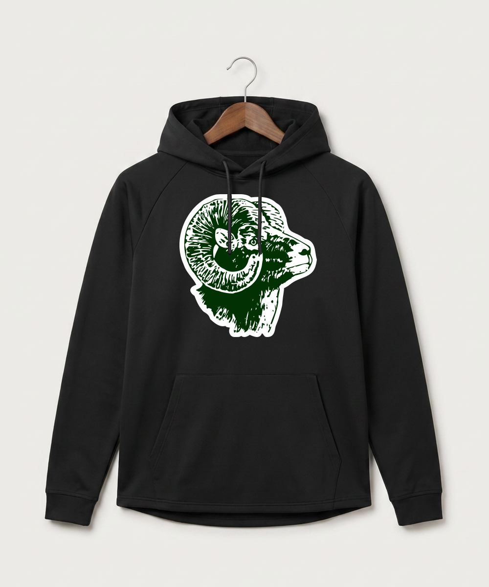 Roseau High School Football (Boys) - Black Hoodie - Full Front
