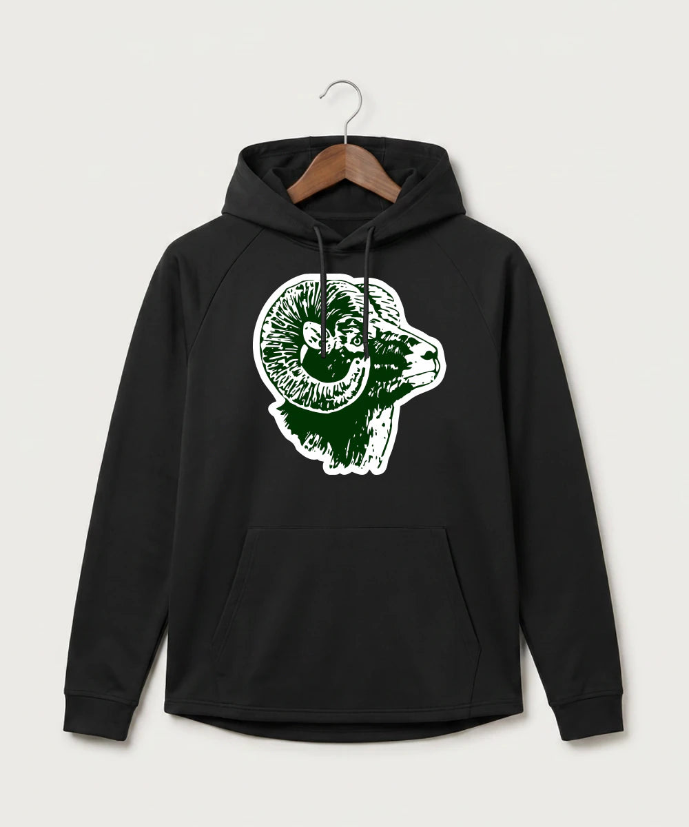 Roseau High School Football (Boys) - Black Hoodie - Full Front