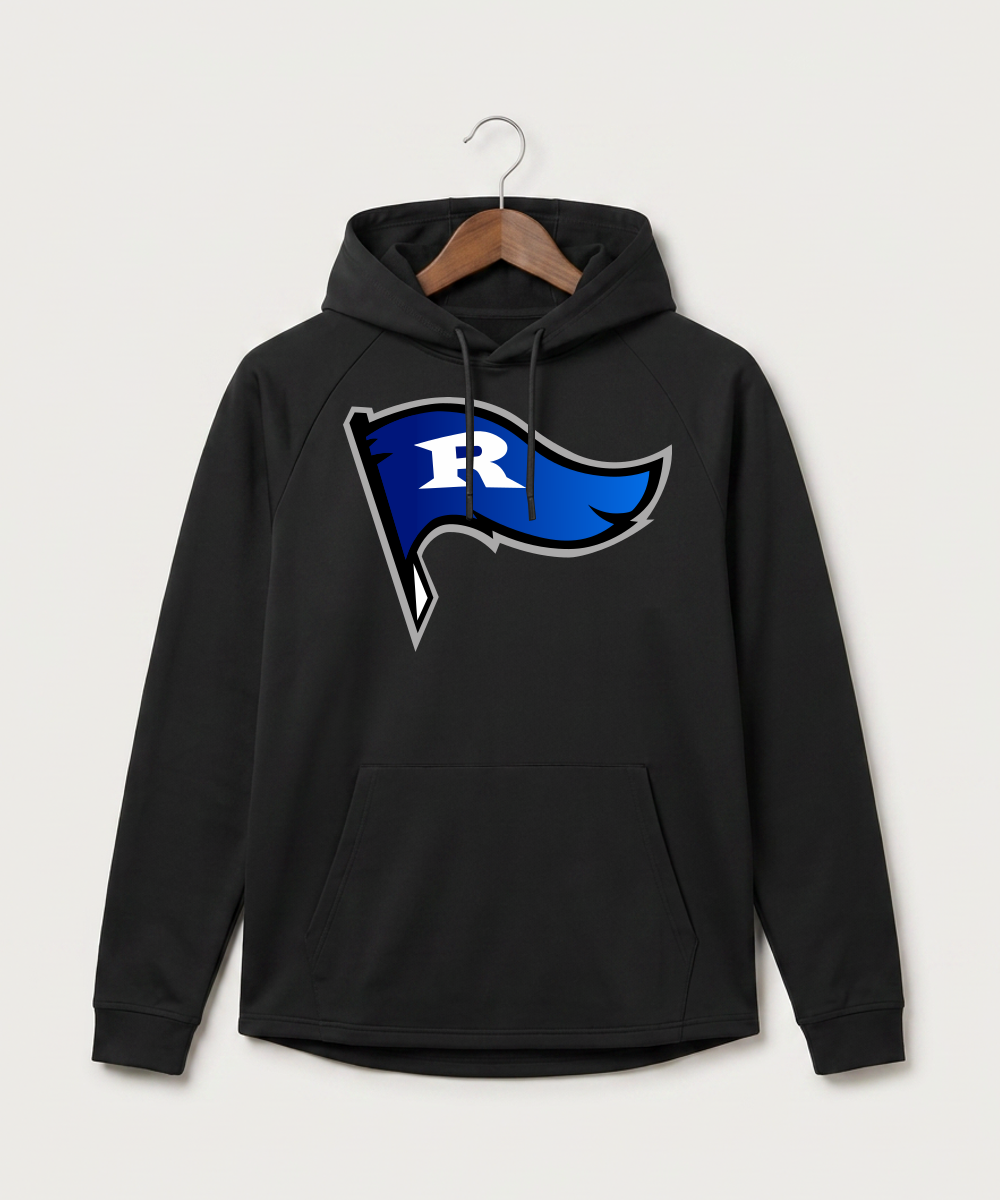 Red Lake County Central Football (Boys) - Black Hoodie - Full Front