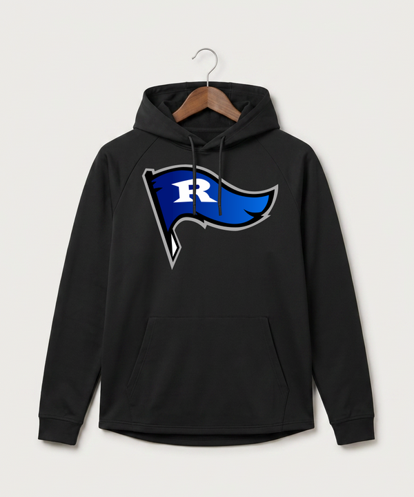 Red Lake County Central Football (Boys) - Black Hoodie - Full Front
