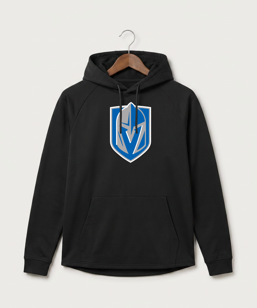 Lake Crystal-Welcome-Memorial High School Football (Boys) - Black Hoodie - Full Front