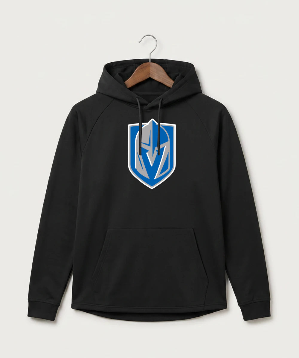 Lake Crystal-Welcome-Memorial High School Football (Boys) - Black Hoodie - Full Front