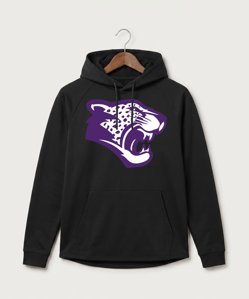 Granada-Huntley-East Chain/Truman Football (Boys) - Black Hoodie - Full Front