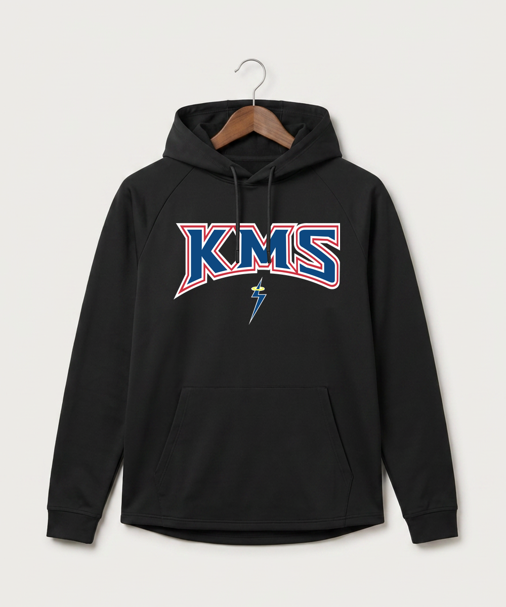 Kerkhoven-Murdock-Sunburg High School Football (Boys) - Black Hoodie - Full Front
