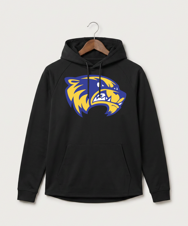 Wadena Deer Creek High School Football (Boys) - Black Hoodie - Full Front