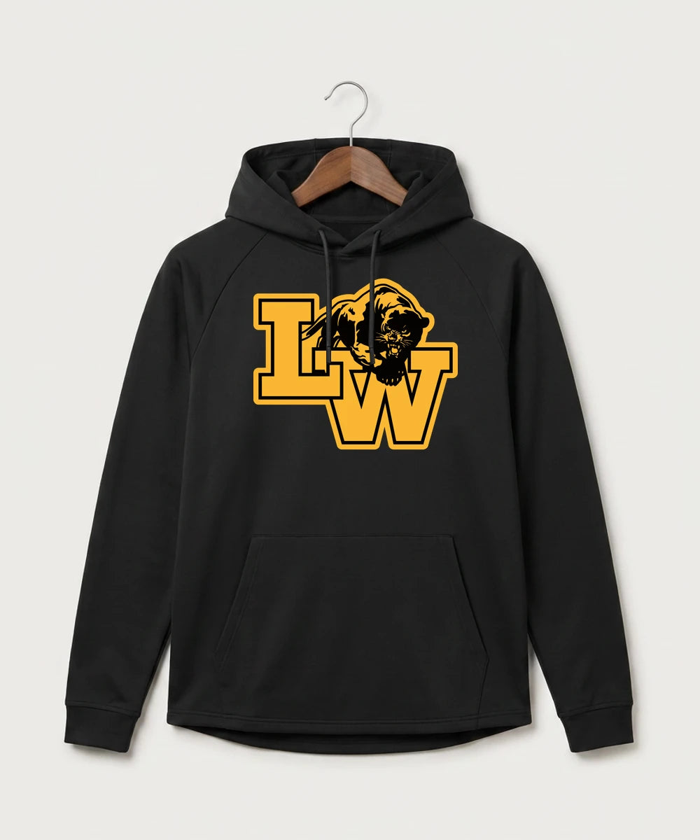 Le-Win Football - Black Hoodie - Full Front