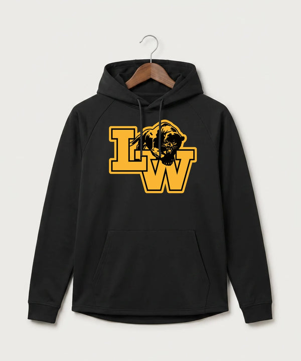 Le-Win Football - Black Hoodie - Full Front
