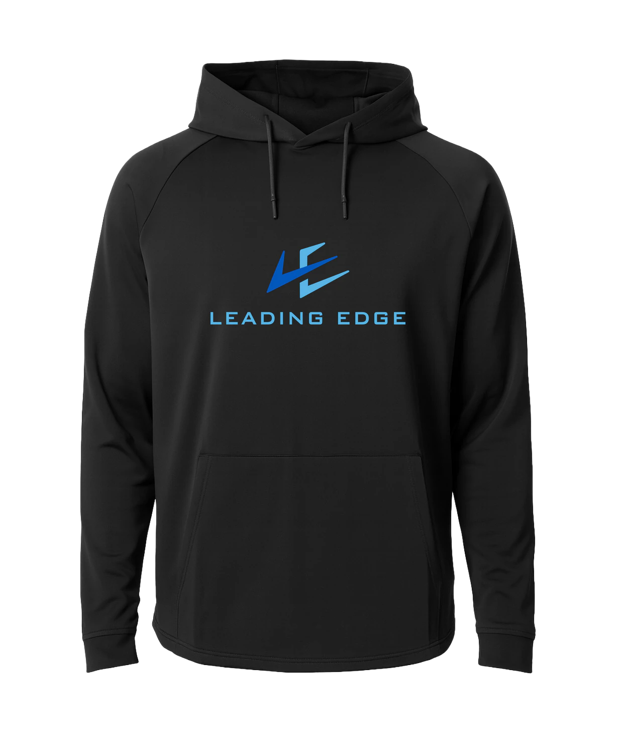 Leading Edge example_store - Black Hoodie - Full Front