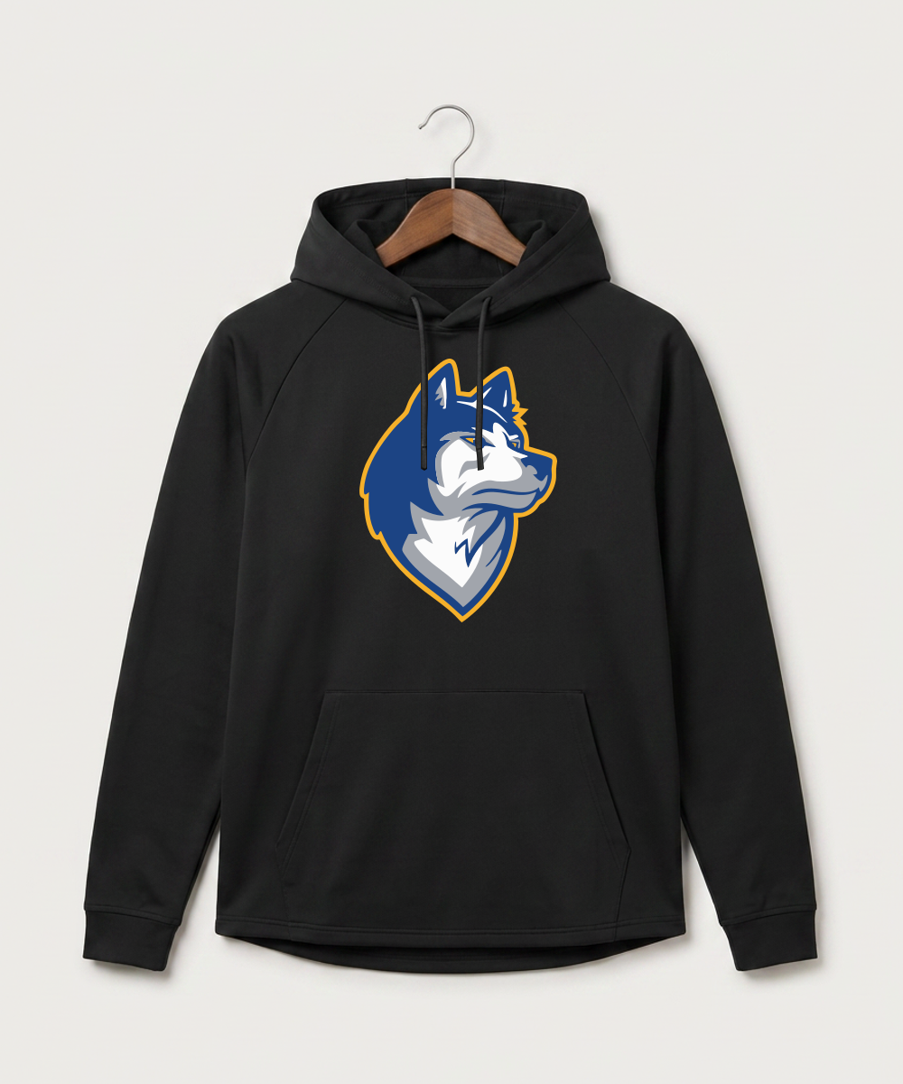 Bigfork Senior High School Football (Boys) - Black Hoodie - Full Front